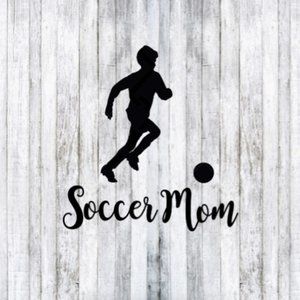 Soccer Mom Car Window Decal Sticker